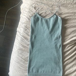 Grey tight fitted dress